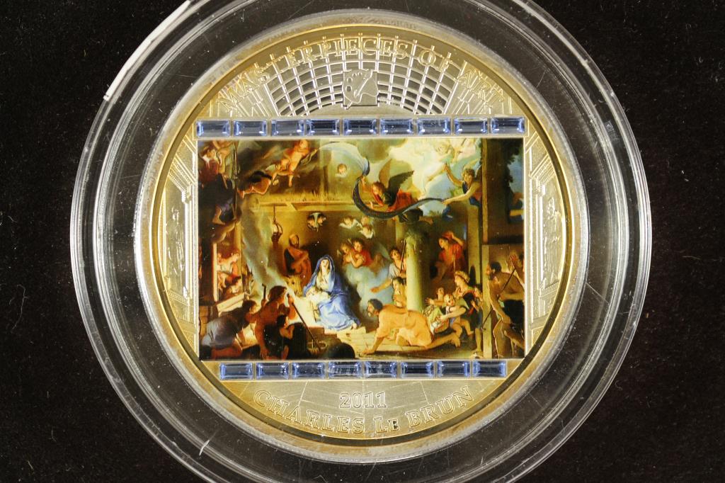 2011 COOK ISLANDS $20 SILVER PROOF MASTERPIECES (1 of 2)