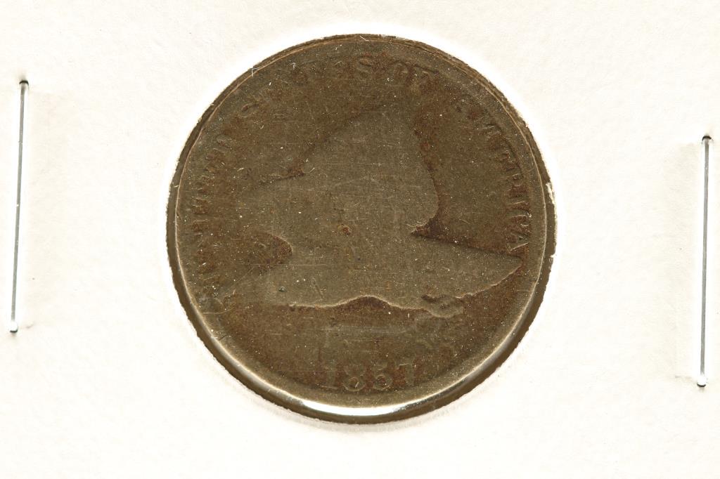 1857 FLYING EAGLE CENT (1 of 2)