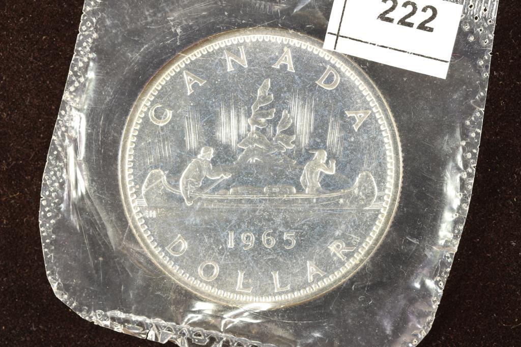 1965 CANADA SILVER DOLLAR BRILLIANT UNC (1 of 2)