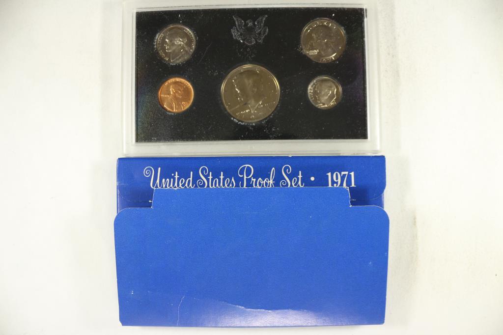 1971 US PROOF SET (WITH BOX) (1 of 2)
