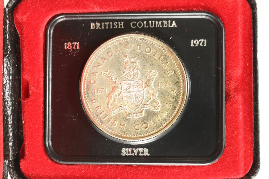 1971 CANADA BRITISH COLUMBIA SILVER DOLLAR BU (1 of 3)