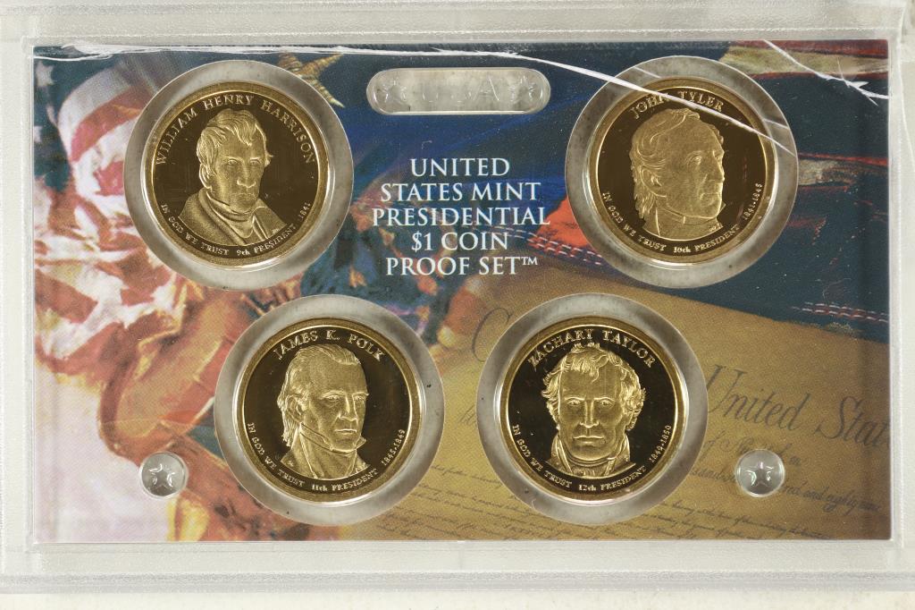 2009 US PRESIDENTIAL PROOF SET NO BOX CASE BROKEN (1 of 2)