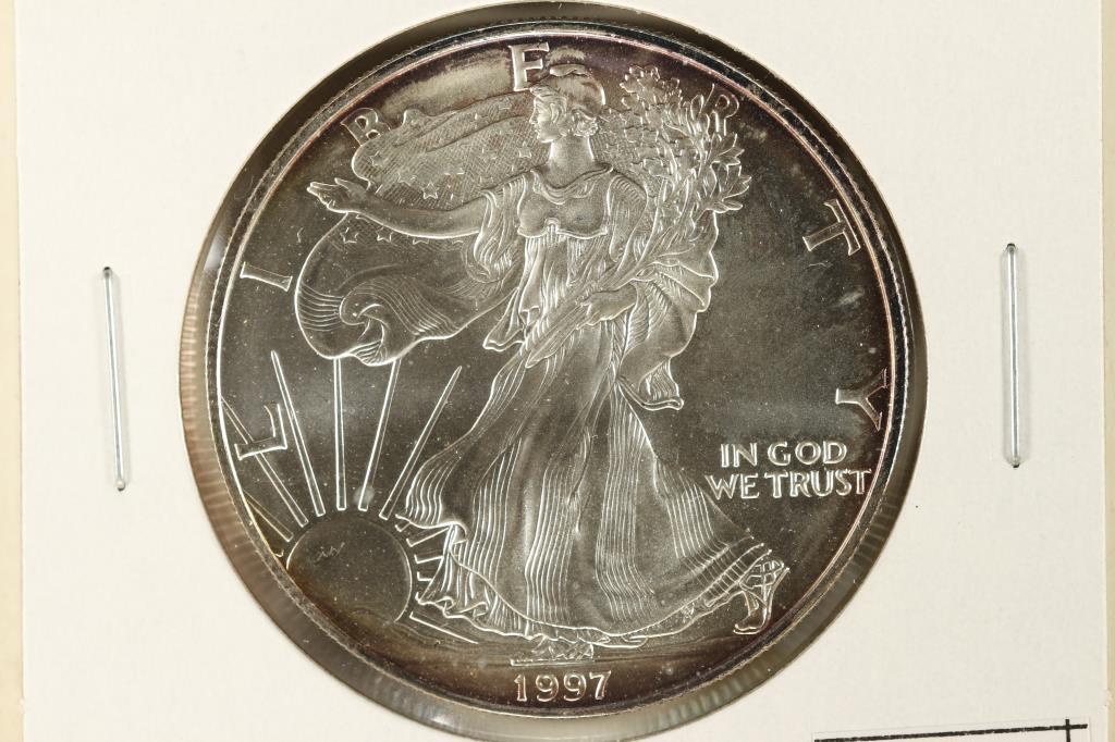 1997 AMERICAN SILVER EAGLE BRILLIANT UNC (1 of 2)