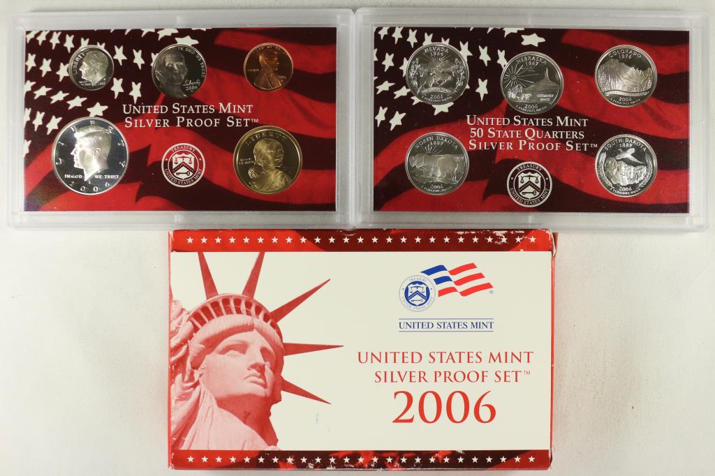 2006 US SILVER PROOF SET (WITH BOX) (1 of 2)