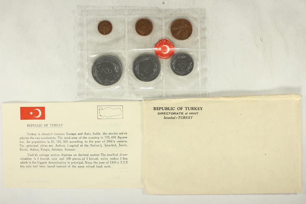 1965 TURKEY MINT SET ORIGINAL MINT PACKAGING (1 of 2)