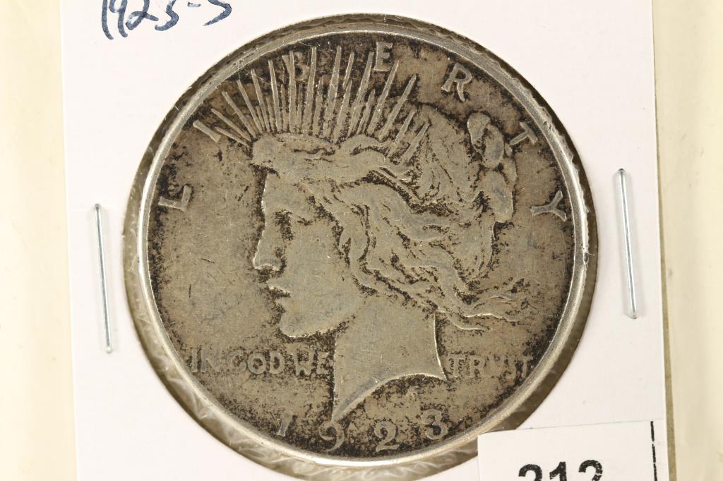 1923-S PEACE SILVER DOLLAR: WATCH FOR OUR NEXT AUCTION ON MON. DEC. 21ST, 2020.