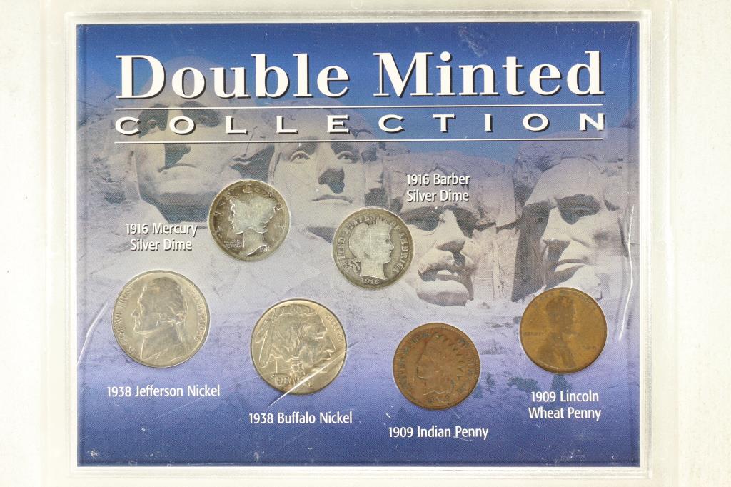 DOUBLE MINTED COLLECTION CONTAINS: 1909 (1 of 2)