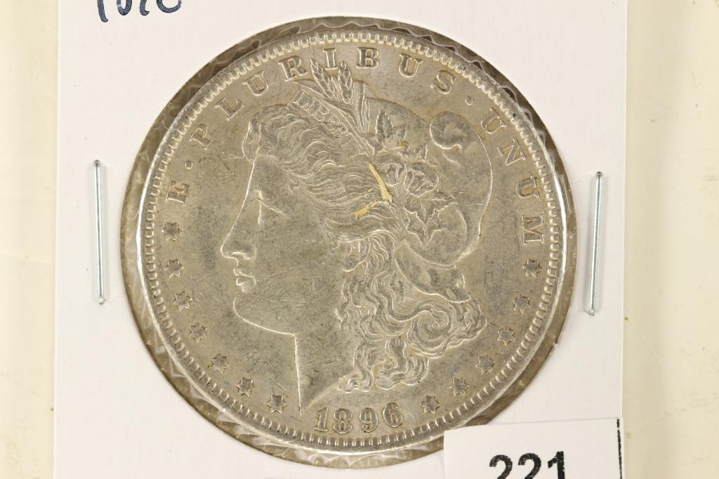 1896 MORGAN SILVER DOLLAR EF / AU (1 of 2)