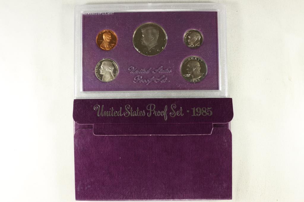 1985 US PROOF SET (WITH BOX) (1 of 2)