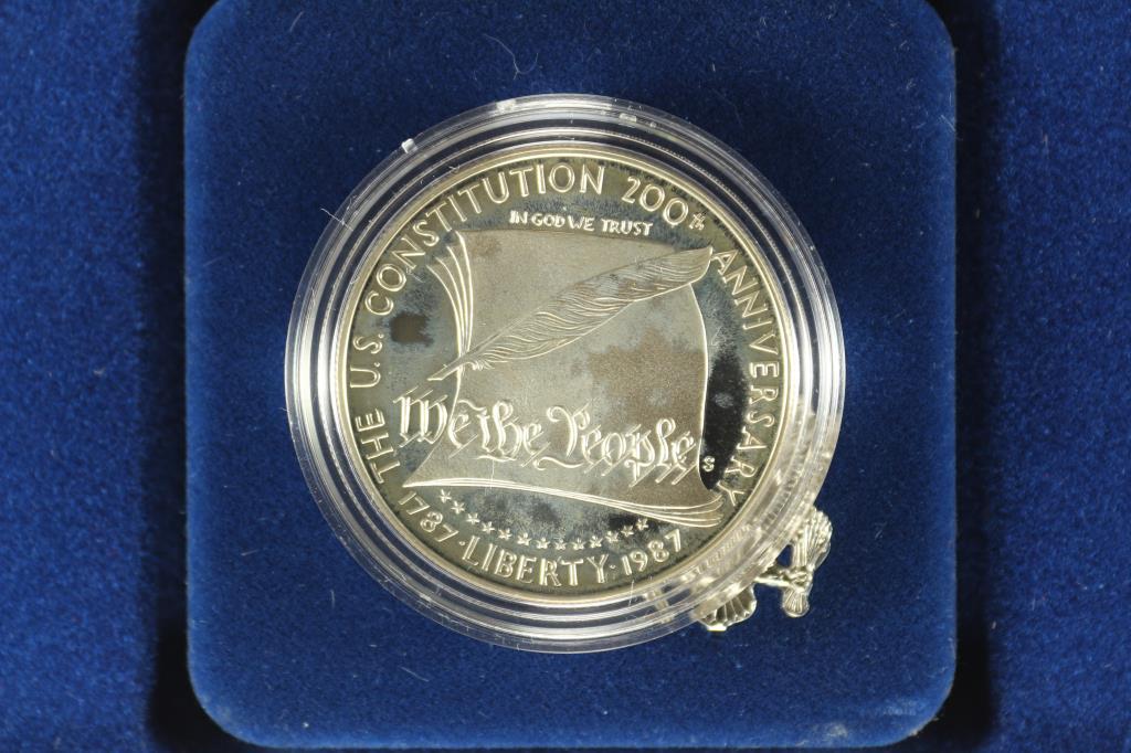 1987 US CONSTITUTION PROOF SILVER DOLLAR (1 of 3)