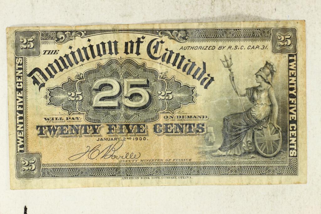 1900 DOMINION OF CANADA 25 CENT FRACTIONAL (1 of 2)