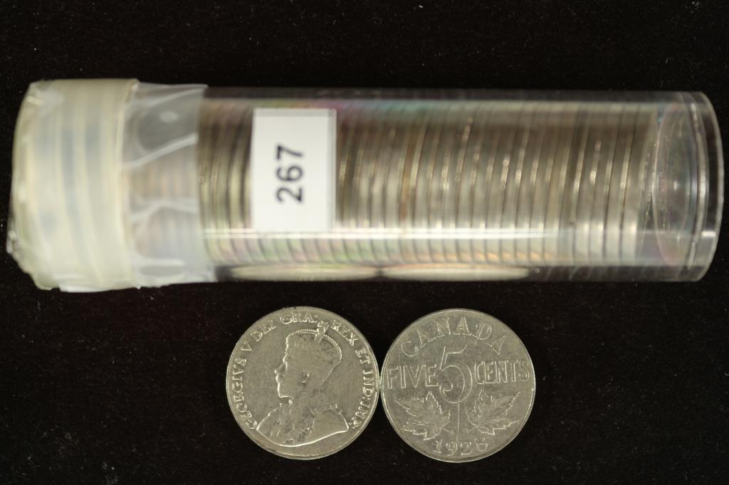 ROLL OF 40-1928 CANADA 5 CENTS (1 of 1)