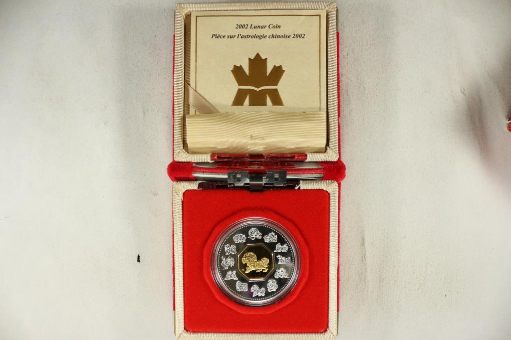 2000 CANADA LUNAR COIN SILVER $15 STERLING SILVER (1 of 3)