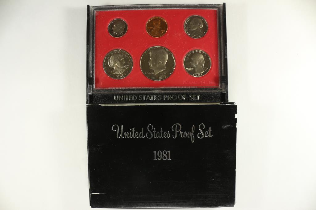1981 US PROOF SET (WITH BOX) (1 of 2)