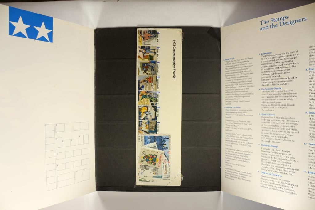 1973 UNITED STATES POSTAL SERVICE SOUVENIR MINT (1 of 4)