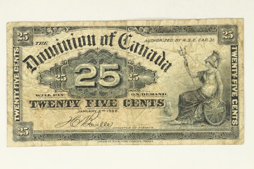 1900 DOMINION OF CANADA 25 CENT FRACTIONAL (1 of 2)
