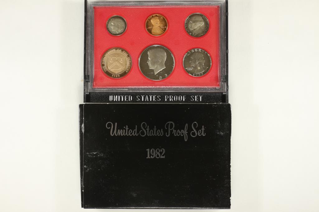 1982 US PROOF SET (WITH BOX) (1 of 2)