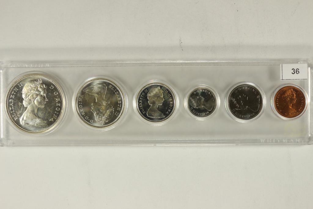 1967 CANADA SILVER FLYING GOOSE PROOF SET (1 of 2)