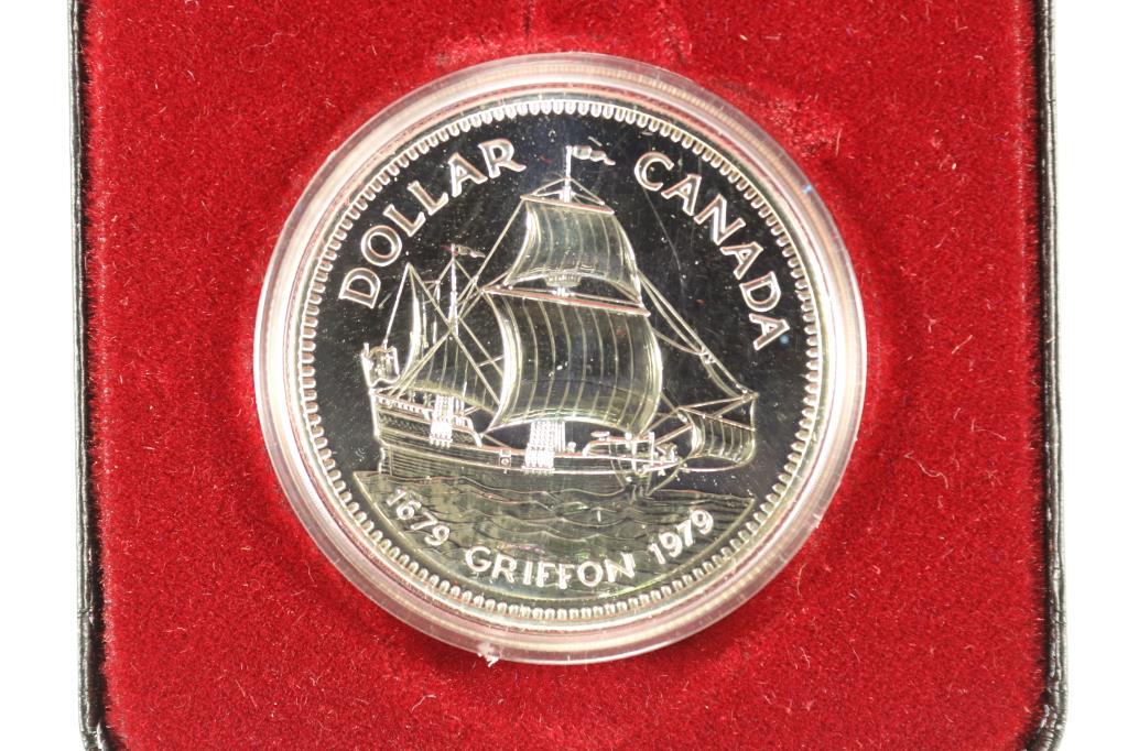1979 CANADA GRIFFON PROOF SILVER DOLLAR (1 of 3)