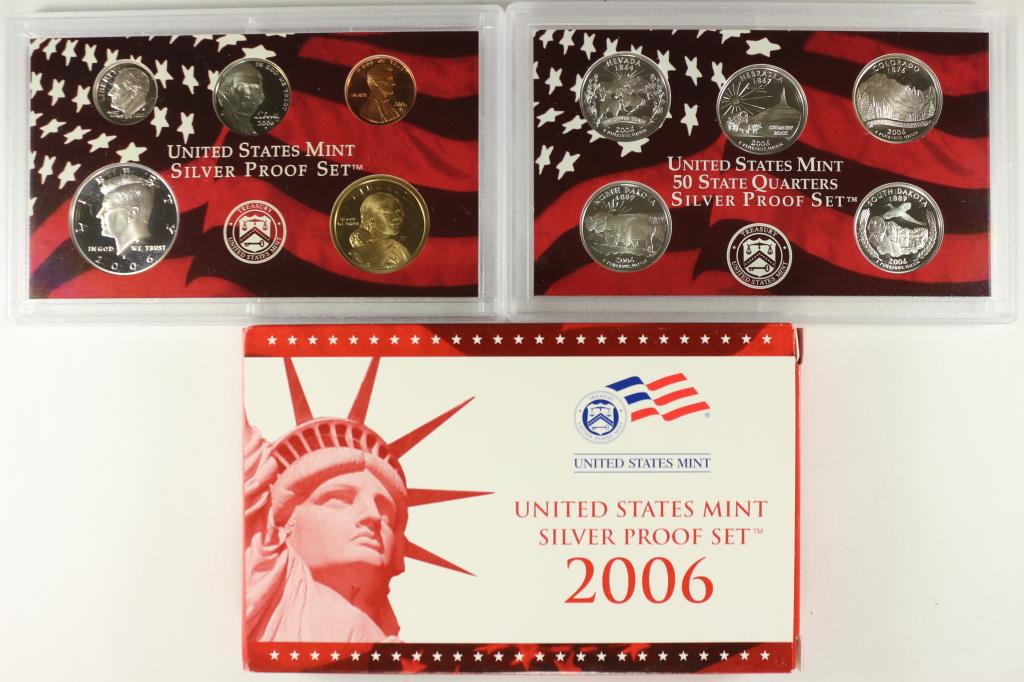 2006 US SILVER PROOF SET (WITH BOX) (1 of 2)