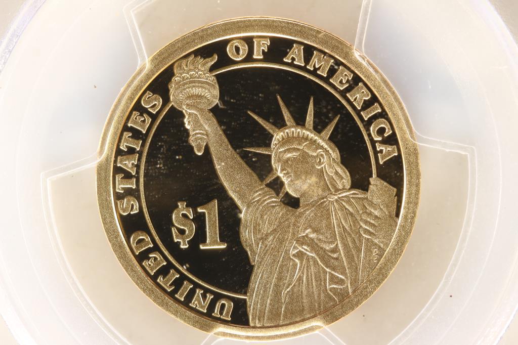 2012-S GROVER CLEVELAND DOLLAR PCGS PR69 DCAM: WATCH FOR OUR NEXT AUCTION MONDAY FEBRUARY 15TH, 2021.
