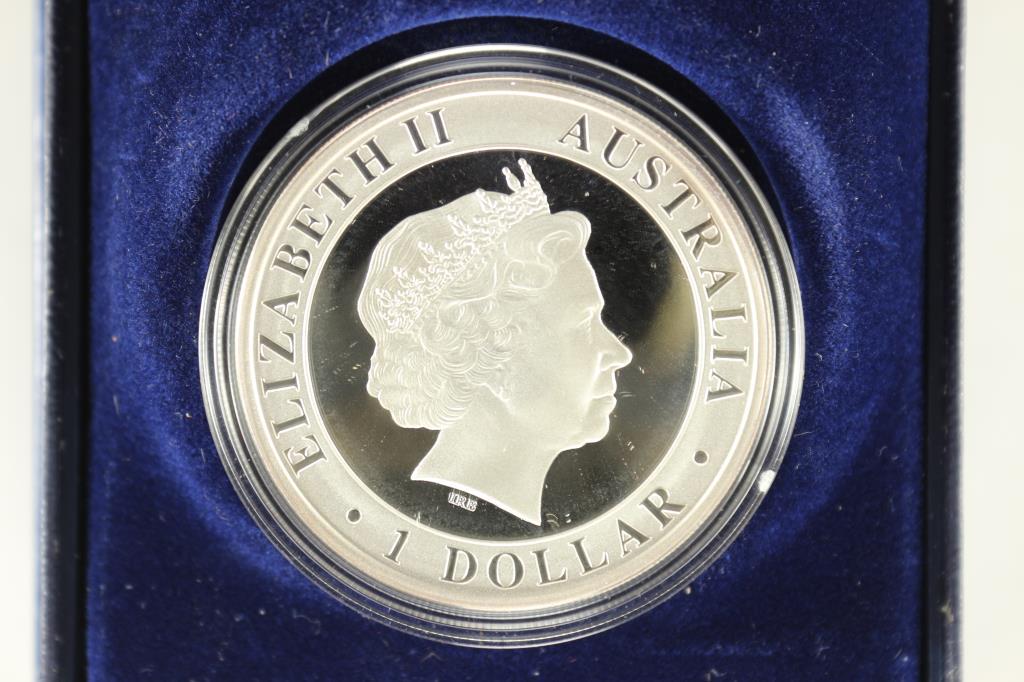 2004 AUSTRALIA SILVER PROOF DOLLAR 35TH (1 of 2)