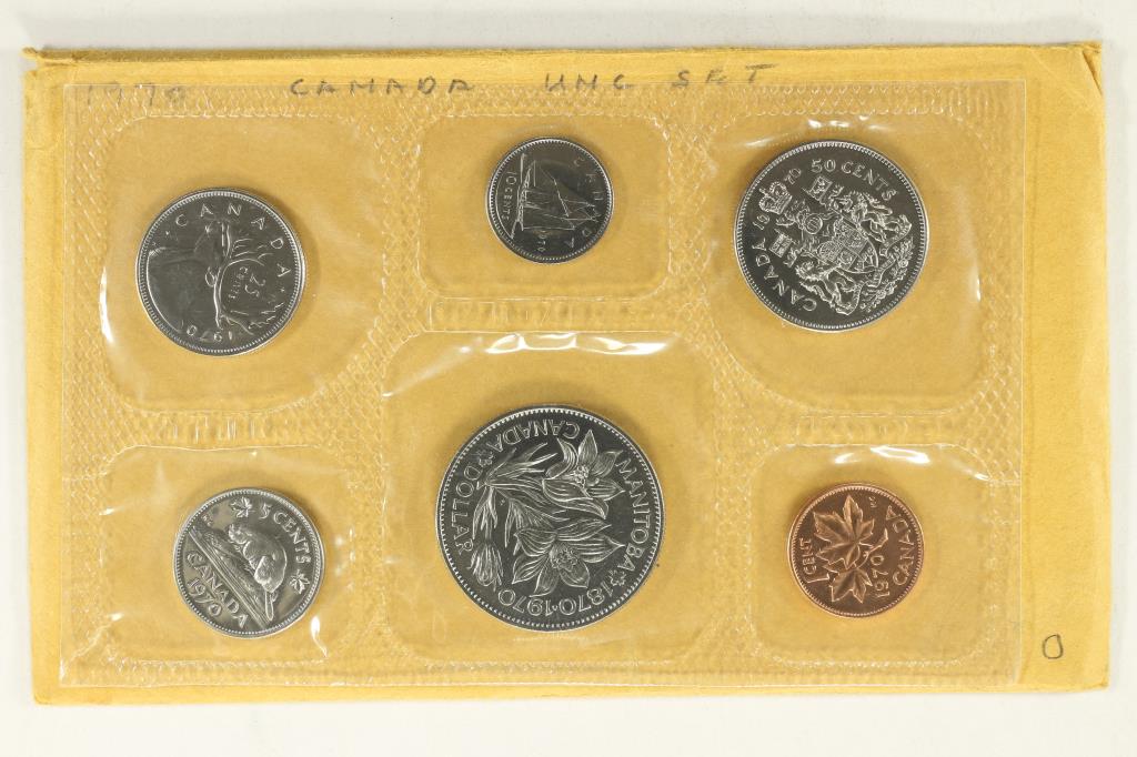 1970 CANADA UNC SET WITH ENVELOPE (1 of 1)