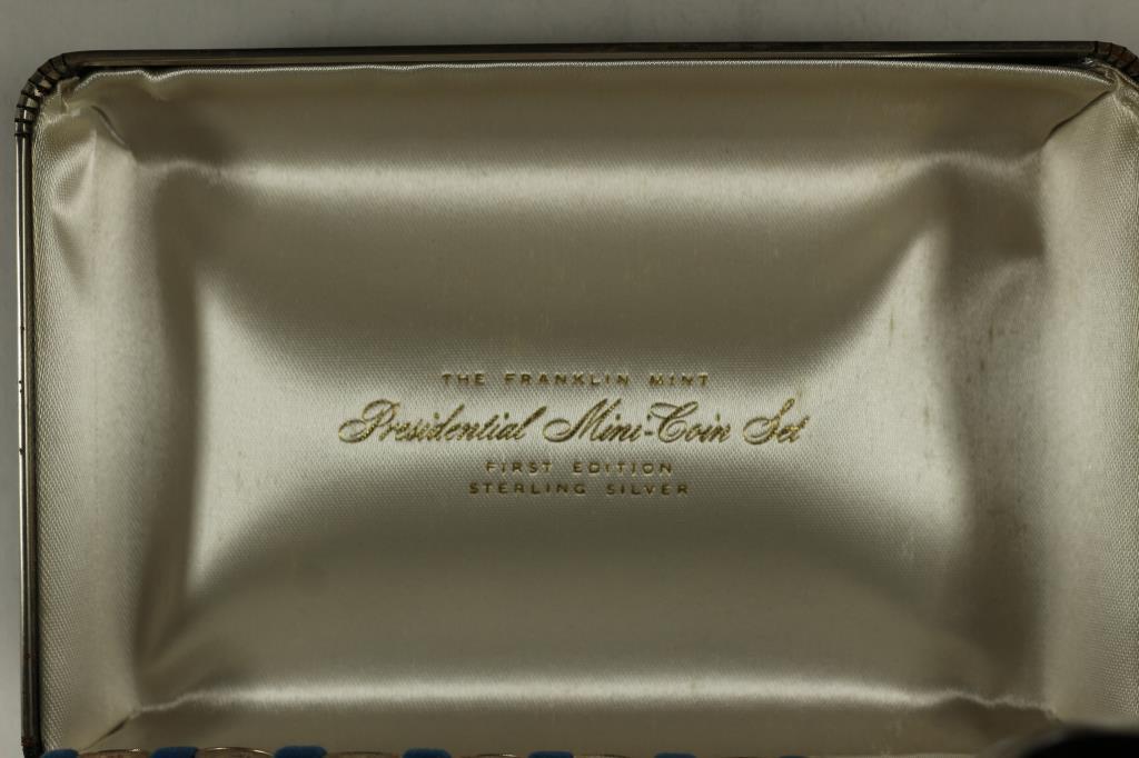 FRANKLIN MINT PRESIDENTIAL MINI- COIN SET (1 of 2)