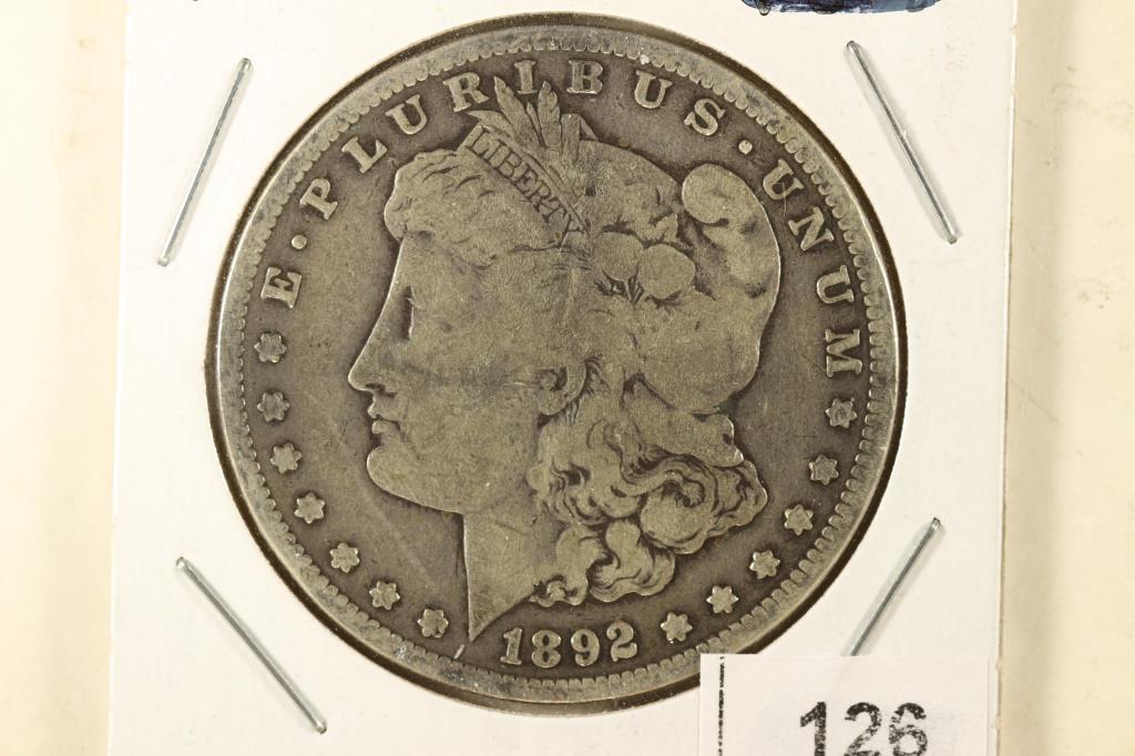 1892-S MORGAN SILVER DOLLAR (SEMI-KEY) (1 of 2)
