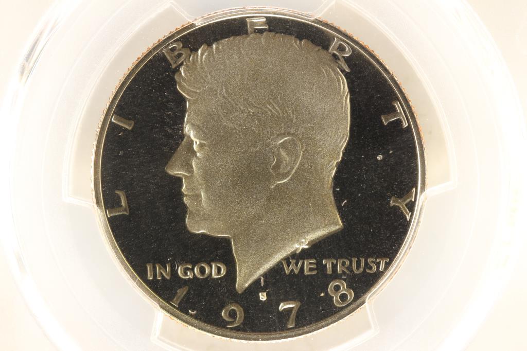 1978-S KENNEDY HALF DOLLAR PCGS PR70 DCAM (1 of 3)