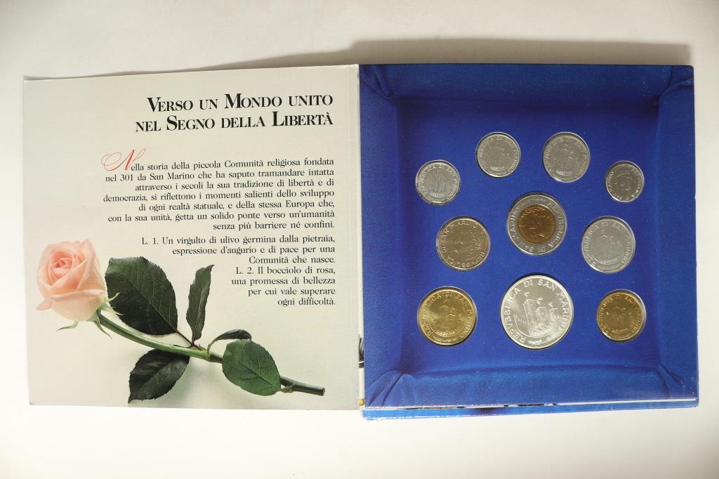 1993 SAN MARINO UNC SET, ORIGINAL MINT PACKAGING (1 of 3)