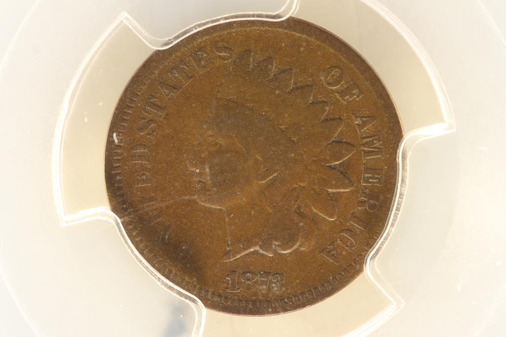 ERROR 1873 INDIAN HEAD CENT DOUBLE LIBERTY (1 of 3)