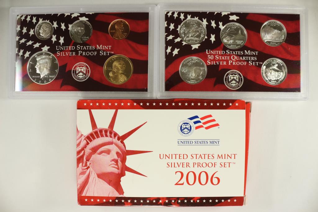 2006 US SILVER PROOF SET (WITH BOX) (1 of 2)