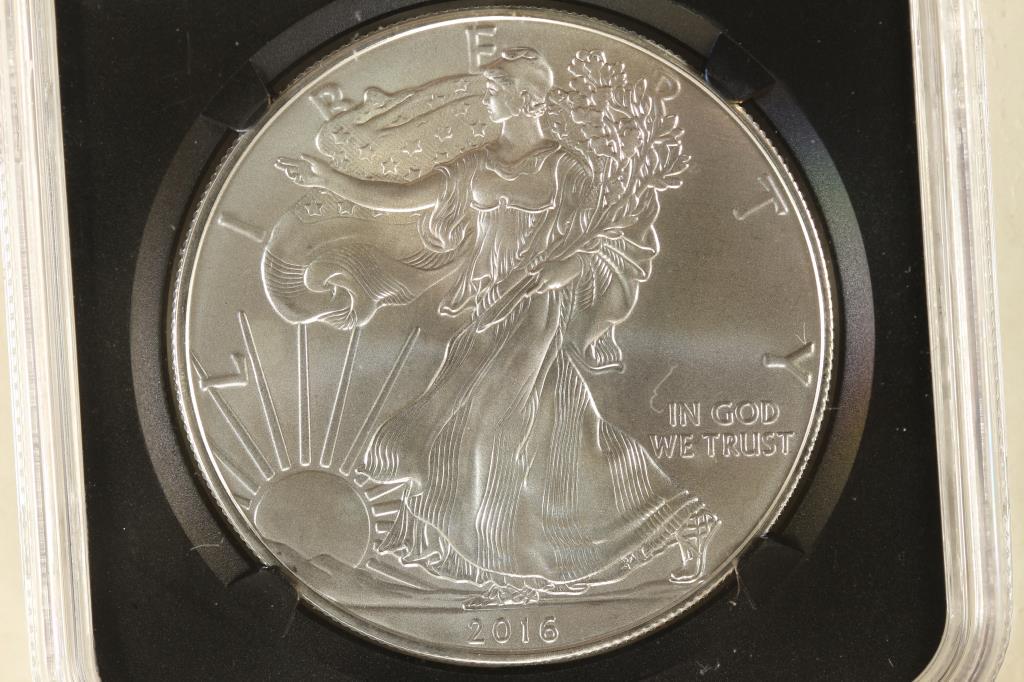 2016 (W) AMERICAN SILVER EAGLE NGC MS70 (1 of 3)