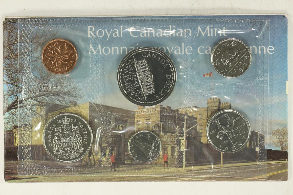 1973 CANADA UNC SET ORIGINAL ROYAL CANADIAN MINT (1 of 2)