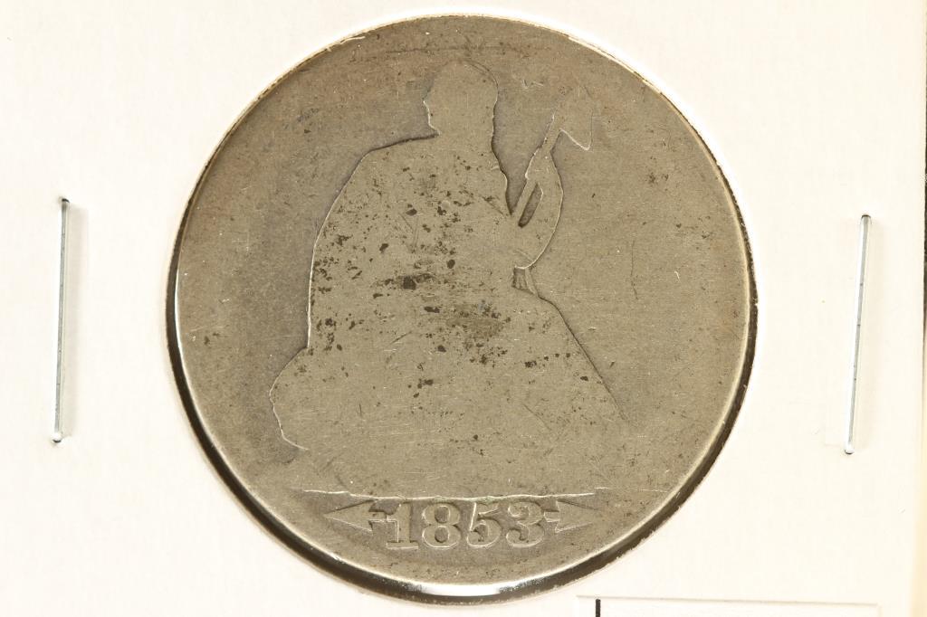 1853-O SEATED LIBERTY HALF DOLLAR (1 of 2)