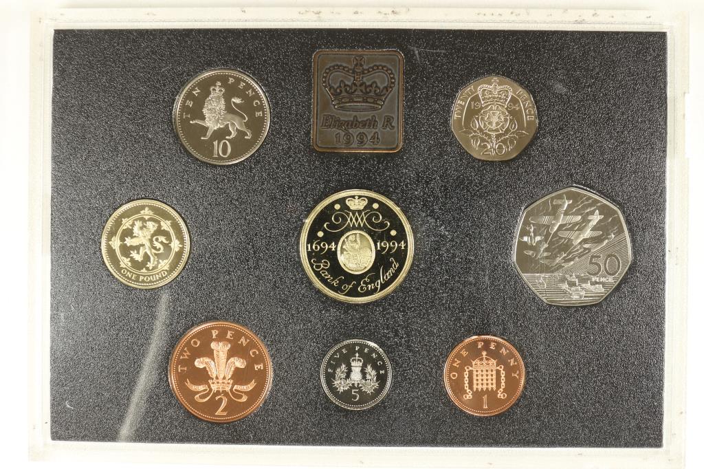 1994 GREAT BRITAIN 8 COIN PROOF SET (1 of 2)