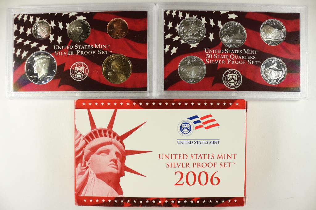 2006 US SILVER PROOF SET (WITH BOX) (1 of 2)