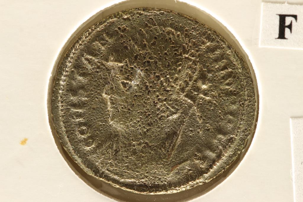 330-333 A.D. COMMEMORATIVE ANCIENT COIN (FINE): WATCH FOR OUR NEXT AUCTION ON MONDAY APRIL 5TH, 2021.