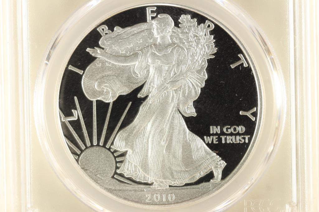 2010-W AMERICAN SILVER EAGLE PCGS PR70  DCAM (1 of 3)
