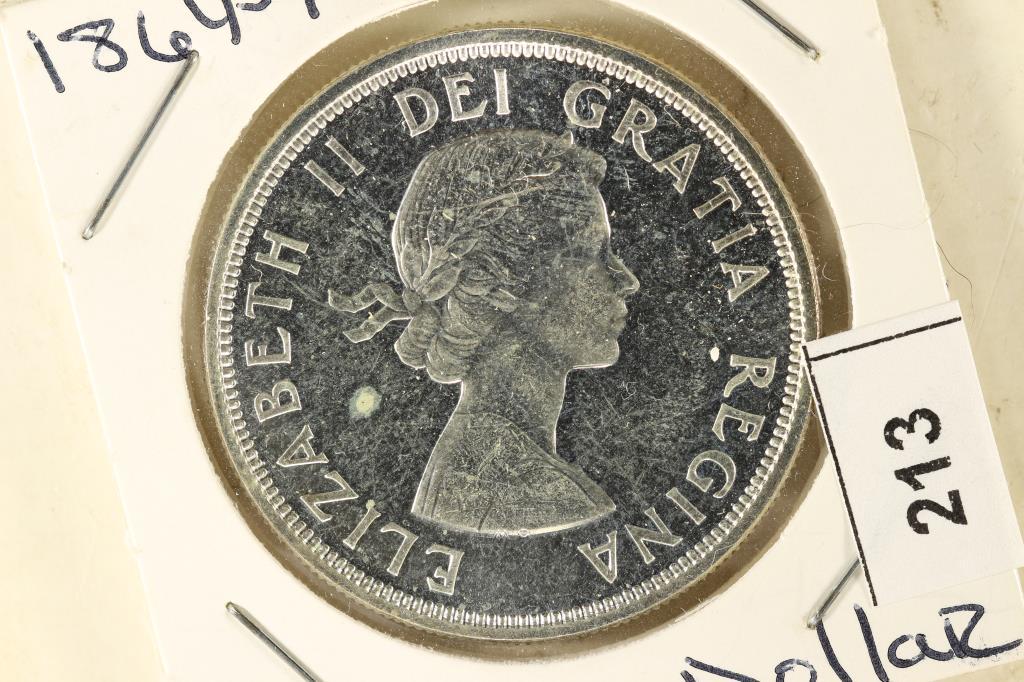 1964 CANADA CHARLOTTETOWN PROOF SILVER DOLLAR (1 of 2)