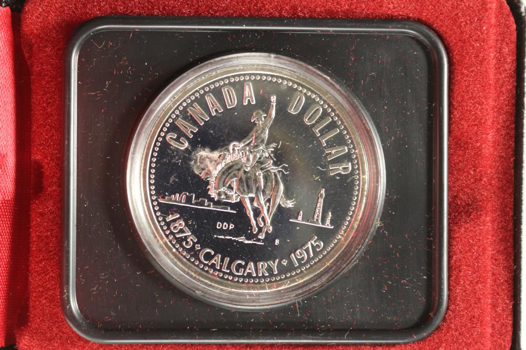1975 CANADA CALGARY PROOF SILVER DOLLAR (1 of 3)