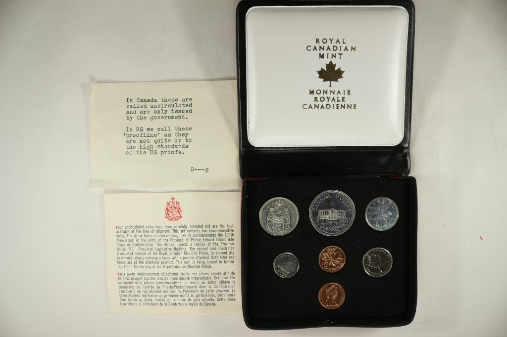 1973 CANADA CONFEDERATION UNC COIN SET (1 of 2)