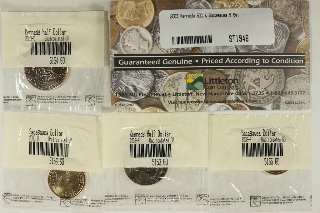 2003-P & D KENNEDY HALF DOLLARS & 2003-P & D (1 of 2)