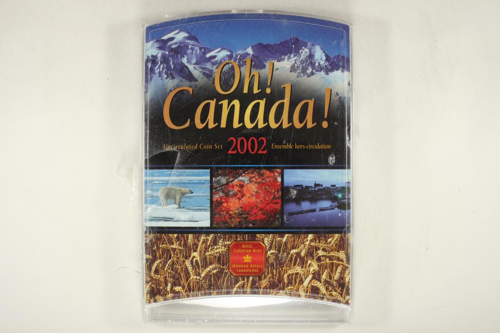 2002 OH! CANADA UNC COIN SET SEALED (1 of 2)