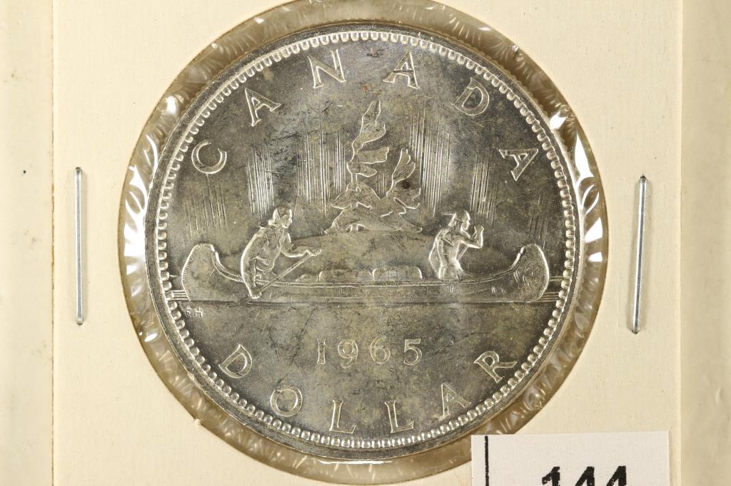 1965 TYPE III CANADA SILVER DOLLAR BRILLIANT UNC (1 of 2)