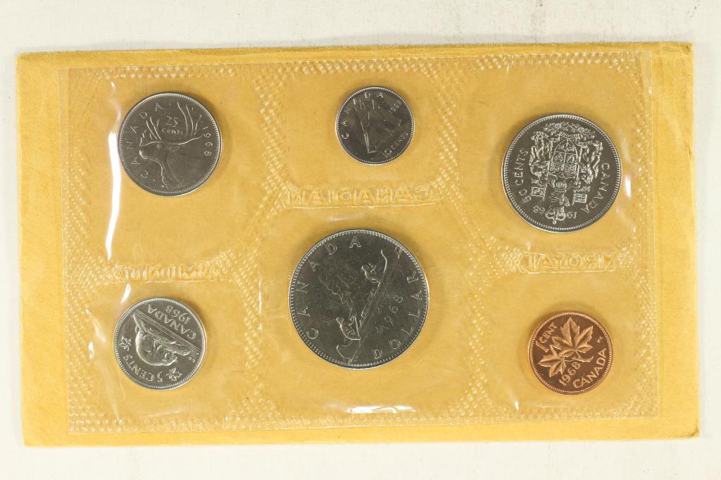 1968 CANADA UNC SET WITH ENVELOPE (1 of 2)