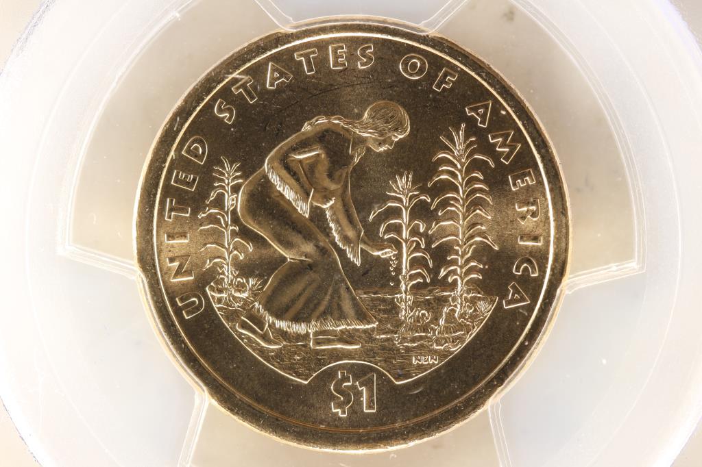 ERROR 2009 NATIVE AMERICAN DOLLAR MISSING EDGE (1 of 4)