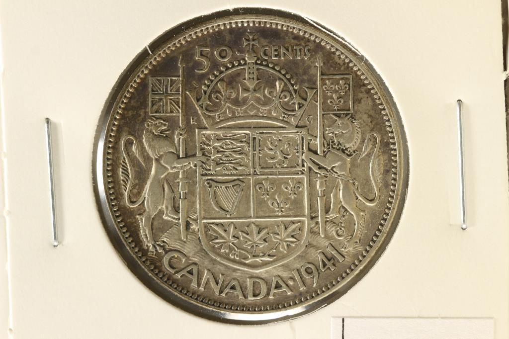 1941 CANADA SILVER 50 CENTS (1 of 2)