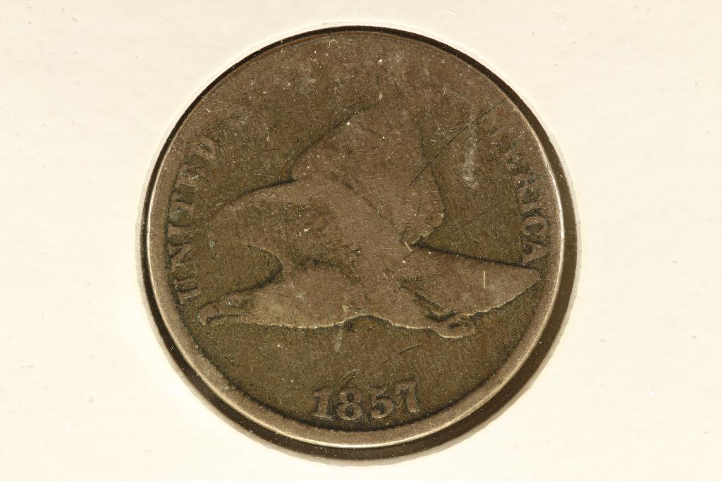 1857 FLYING EAGLE CENT (1 of 2)